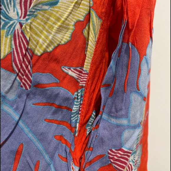 😁 Floral spring dress with pockets and a slit - Picture 7 of 7